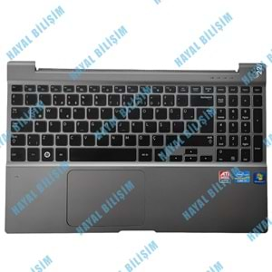 2.EL - Orjinal Samsung NP700Z5B NP700Z5C NP700Z5A Notebook Işıklı Klavyeli Üst Üst Kasa