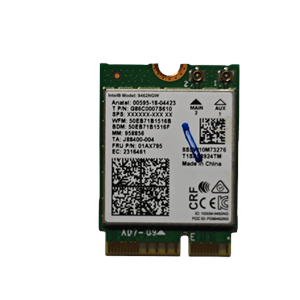 2.EL - Orjinal Intel 9462NGW Dual Band Kablosuz-AC 9462 CNVio M.2 802.11ac WLAN Bluetooth 5.1 WiFi Kartı