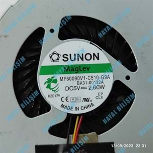 2.EL - Orjinal Samsung NP350E7C NP355E5C NP355V5C NP350V5C NP355E7C NP365E5C Notebook Cpu Fan - DC28000BMS0