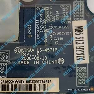 2.EL - Orjinal Toshiba Satellite A350 A355 M86 512MB LS-4571P Notebook Ekran Kartı