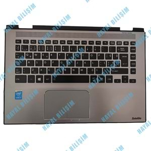 2.EL - Orjinal Toshiba Radius 14 L40W-C-10Q Notebook Işıklı Klavyeli Üst Kasa - H000089550