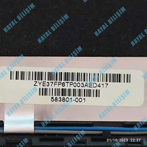 2.EL - Orjinal HP Pavilion DM1 DM1-1000 Notebook Ekran Arka Kapak Lcd Cover - 583801-001