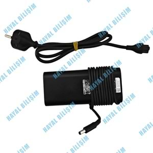 2.EL - Orjinal Dell DA130PM130 19.5v 6.67A 130W 4.5mm/3.0mm Notebook Adaptör - 06TTY6