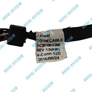 2.EL - Orjinal Dell XPS 15 9550 9560 9570 P56F Precision 5510 Notebook Kablolu Dc Power Jack - DC30100X300