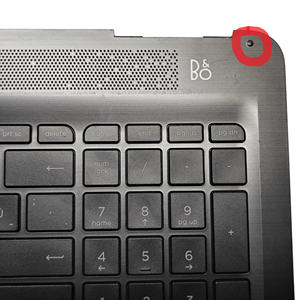 2.EL - Defolu Orjinal HP Pavilion 15-AU 15-AW TPN-Q172 TPN-Q175 Mavi Siyah Notebook Işıklı Klavyeli Üst Kasa