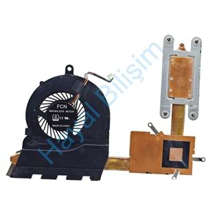 2.EL - Orjinal Dell İnspiron 15-5000 5565 5567 5767 P66F Notebook Cpu Fan Bakır Soğutucu