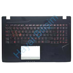 2.EL - Defolu Orjinal Asus GL553 FX553 GL553VD GL553VW GL553VE ZX53V ZX53VD ZX53VW FX53 FX553V RoG Strix KX53V Notebook Klavyeli Üst Kasa