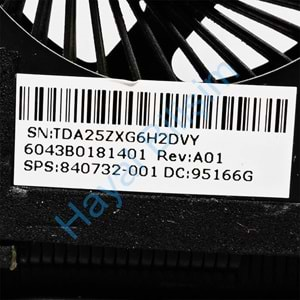 2.EL - Orjinal Hp Probook 640 G2 640 G3 645 G2 645 G3 650 G2 655 G2 650 G3 655 G3 Notebook Cpu Fan Bakır Soğutucu