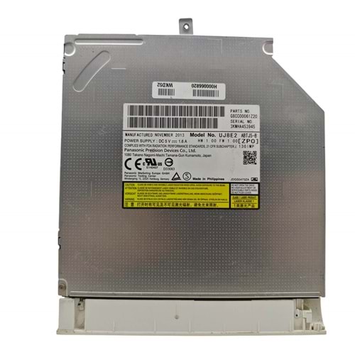 2.EL - Orjinal Toshiba Satellite P50-A S50-A L50-A Beyaz Notebook Dvd Optik Okuyucu DVD RW