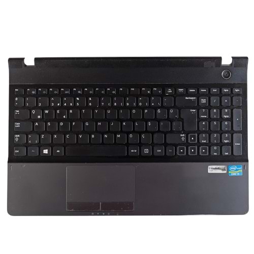 2.EL - Orjinal Samsung NP300E5A NP300E5C NP305E5A NP3530EC Füme Notebook Klavyeli Üst Kasa
