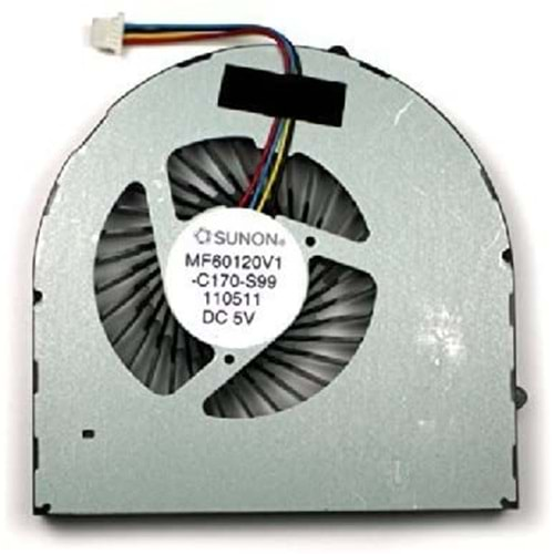 + HYL - Acer Aspire 5560G 5560 5255 4 Pin Notebook Cpu Fan - DFS541105FC0T - MF60120 V1-C170-S99