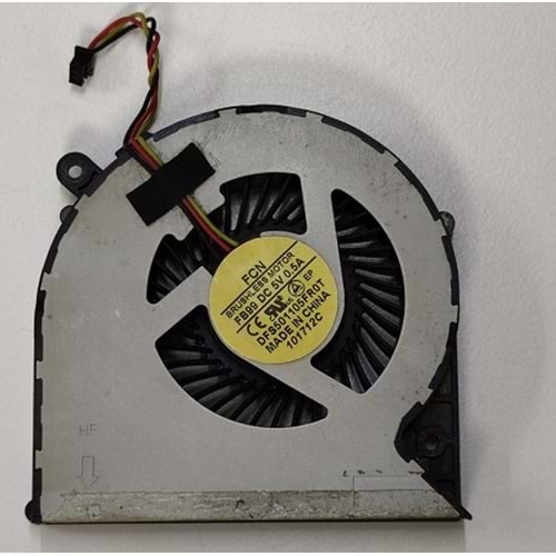 2.EL - Orjinal Toshıba Satellıte C850 C850D C855 C855D C875 C870 L850 L870 L850D 3 Pin Notebook Cpu Fan - MF60090V1-C450-G99 - DFS501105FR0T-FBFT - DFS501105FR0T-FB99