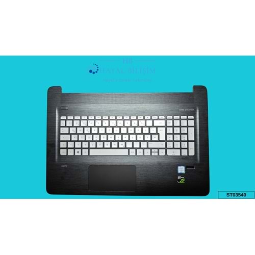 2.EL - Orjinal Hp Envy 17-N 17-N110NA 17-N000NA 17-R100NT 17-N100NT Notebook Işıklı Klavyeli Üst Kasa