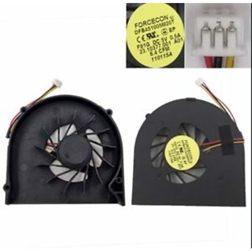 + HYL-Dell Inspiron 15R N5010 M5010 3 Pin Cpu Fan