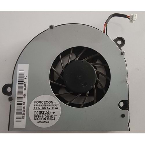 2.EL - Original Acer Aspire 5732 5541 5332 5532 5517 5500 5534 Emachines E525 E625 E725 3 Pin Notebook Cpu Fan - DC280006LF0 DFB451005M20T F81J