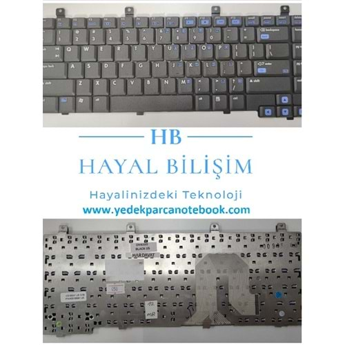 HYLHP141KLV - HP Pavilion DV4000 DV4100 DV4200 DV4300 DV4400 Compaq Presario V4000 İngilizce Notebook Klavye - 368368-001 NSK-H3K01 K031830A1