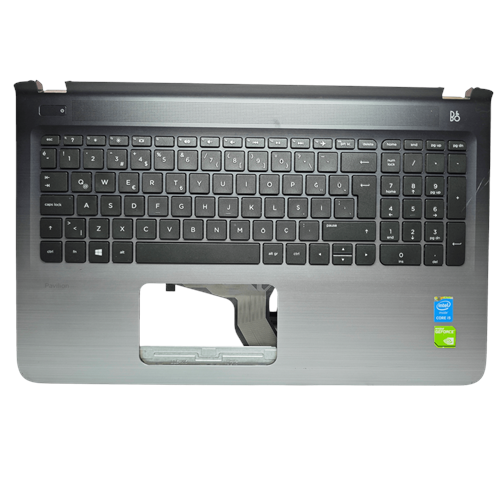 2.EL - Orjinal Hp Pavilion 15 AB 15-AB Notebook Klavyeli Üst Kasa Palmrest Toucpad Case