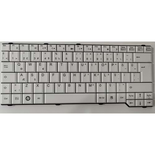 HYLFS104KLV - Fujitsu Amilo PA3515 Pİ3540 Pİ3525 PA3553 SA3650 SA 3650 Beyaz Türkçe Notebook Klavye - NSK-F3P0T