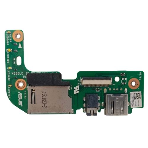 2.EL - Orjinal Asus X555 X555L X555LD Notebook Ses Jack SD Kart IO USB Port Kart