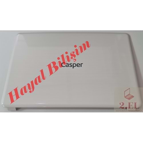 2.EL - Orjinal Casper Nirvana MT50 MT55 CKV CKY CKU CHY CHD Beyaz Notebook Ekran Arka Kapak Lcd Cover - 30B021-FR6010