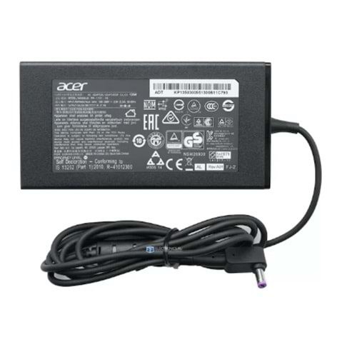 * 2.EL - Orjinal Acer Aspire 19v 7.1a 135w 5.5 x 1.7mm Notebook Adaptör - PA-1131-16 PA-1131-05 ADP-135KB