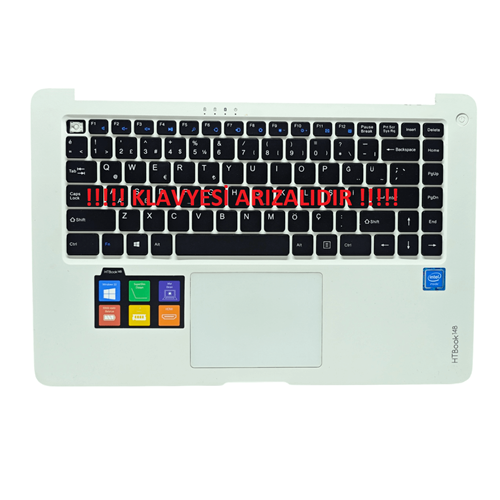 2.EL - Orjinal Hometech HTBook 14B Notebook Üst Kasa Palmrest Case