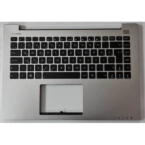 2.EL - Orjinal Asus Vivobook S400 S400C S400Ca S400E Notebook Klavyeli Üst Kasa Palmrest Case - 13NB0051AM0301