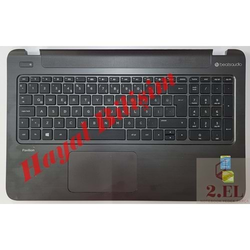 2.EL - Orjinal Hp Pavilion 15P 15-P 15 P Notebook Klavyeli Üst Kasa - EAY1400305R