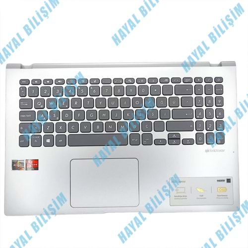 2.EL - Orjinal Asus D509D D509DA D509DA-EJ339 Notebook Klavyeli Üst Kasa - 13N1-AHA0E11