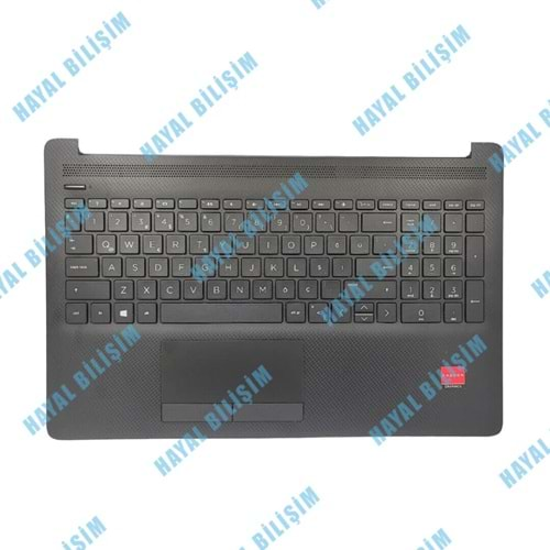 2.EL - Orjinal Hp Pavilion 15-DA 15-DB 15-DR 250 G7 255 G7 TPN-C136 Notebook Klavyeli Üst Kasa - AP2HJ000300