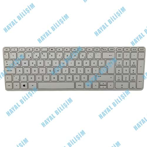 2.EL - HP Pavilion Beyaz Çerçeveli 15-E 15-N 15-D 15-F 15-G 15-R 250 G2 250 G3 255 G3 256 G3 Notebook TR Klavye Tuş Takımı - 720597-141