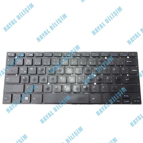 2.EL - Orjinal Hometech Alfa 400C Ht 14s Notebook Tr Klavye