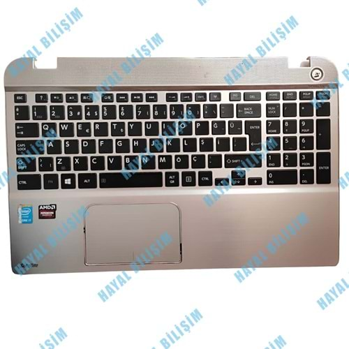 2.EL - Orjinal Toshiba P50 P50-B P55T-B Notebook Klavye Üst Kasa - H000071010