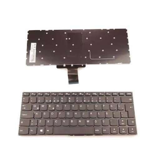 HYLLNV137KLV - Lenovo Yoga 510-14ISK 710-14ISK Notebook Klavye (Siyah TR)