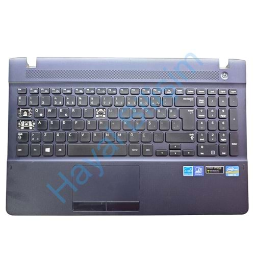 2.EL - Orjinal Samsung NP270 NP275 NP300E5E Lacivert Notebook Üst Kasa - BA97-04021F