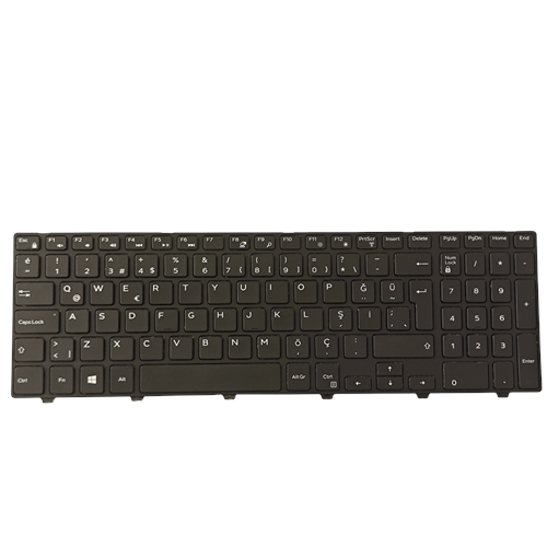 2.EL - Orjinal Dell Inspiron 15-3000 3541 3543 3542 5542 5545 5547 3551 3558 0G7P48 17-5000 P39F 15-3541 15-3542 15-5000 17-5000 15 5000 5551 5555 5558 5559 TR Notebook Klavye