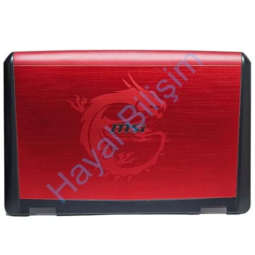 2.EL - Orjinal MSI GT780 GT780DX GT780DXR GX70 GT70 MS-1761 MS-1762 MS-1763 Kırmızı Notebook Ekran Arka Kapak Lcd Cover