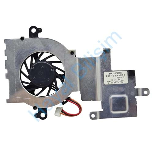 Orjinal Çıkma Samsung N143 N145 N148 N150 NB30 N210 N150P Notebook Cpu Fan Bakır Soğutucu