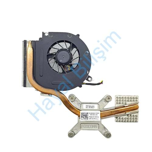 Orjinal Çıkma Dell Studio 1535 1536 1537 PP33L Notebook Cpu Fan Bakır Soğutucu