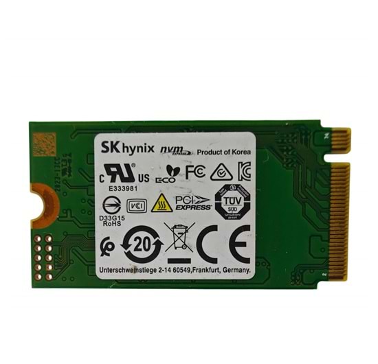 2.EL - Orjinal SK Hynix 512 Gb BC511 HFM512GDHTNI-87A0B M.2 PCIe