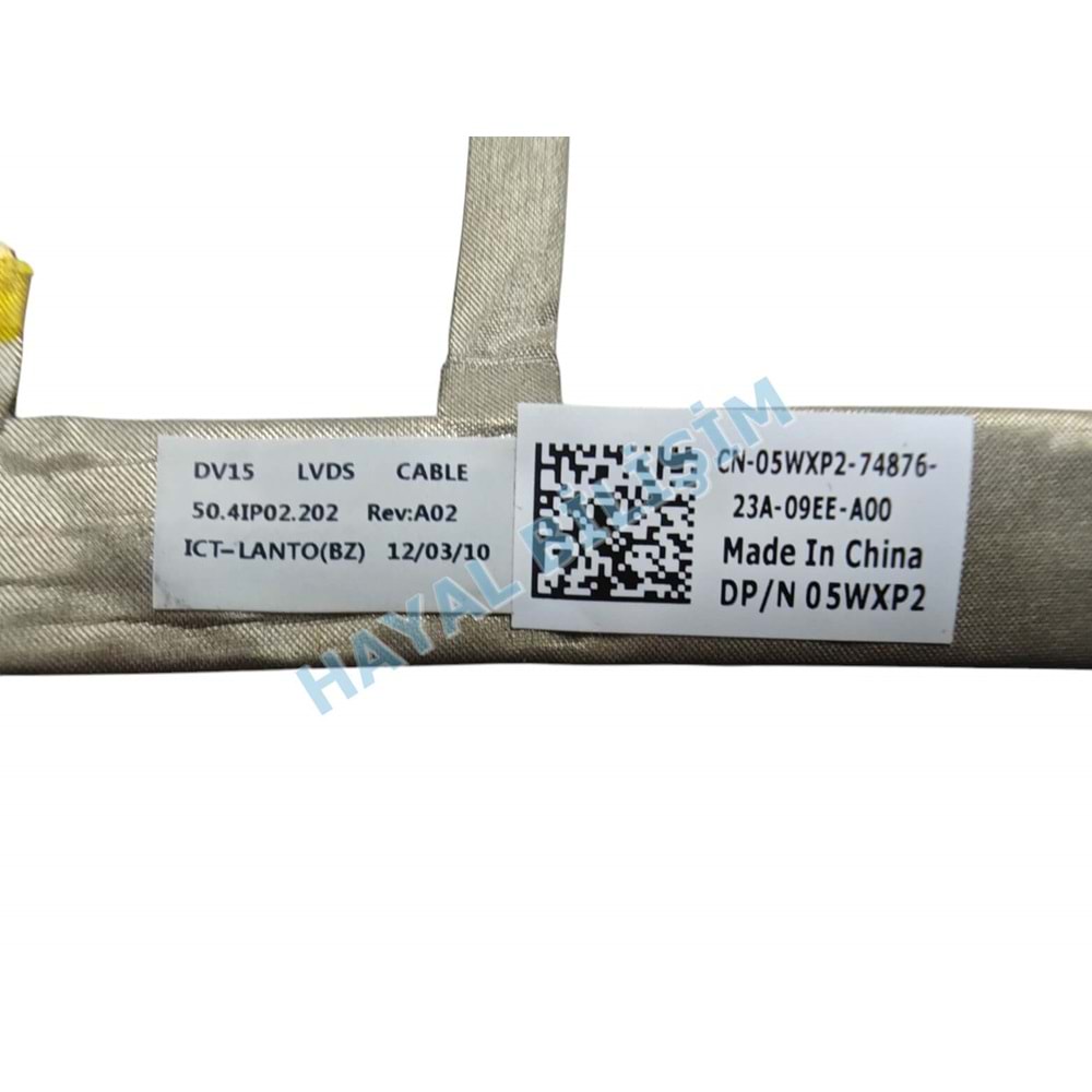 2.EL - Orjinal Dell İnspiron 15 3520 N5050 M5050 N5040 M5040 Notebook Ekran Lcd Lvds Data Flex Kablo