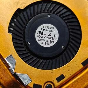 2.EL - Orjinal Lenovo Thinkpad X1 Carbon Gen 1 TP00040A Notebook Bakır Soğutucu Cpu Fan