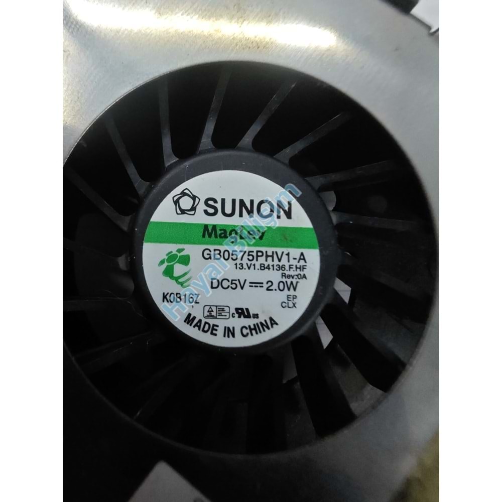2.EL - Orjinal HP Elitebook 8540P 8540w Notebook Cpu İşlemci Fan