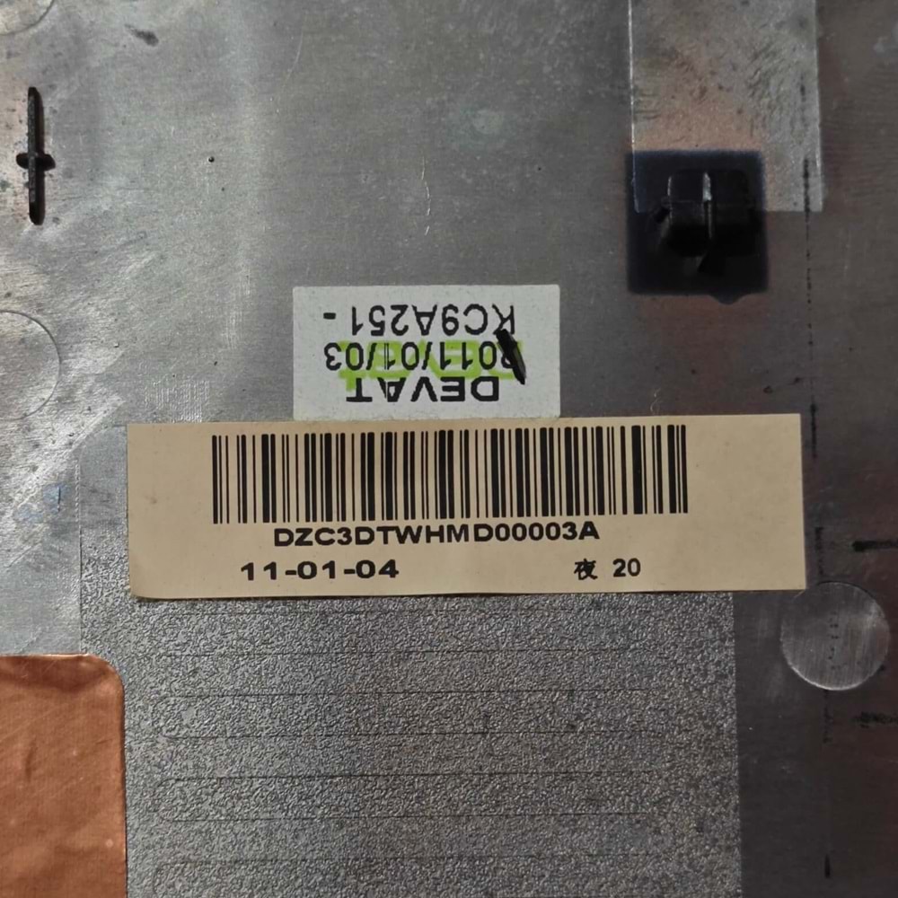 2.EL - Orjinal Casper Nirvana TWH Notebook Alt Servis Kapak