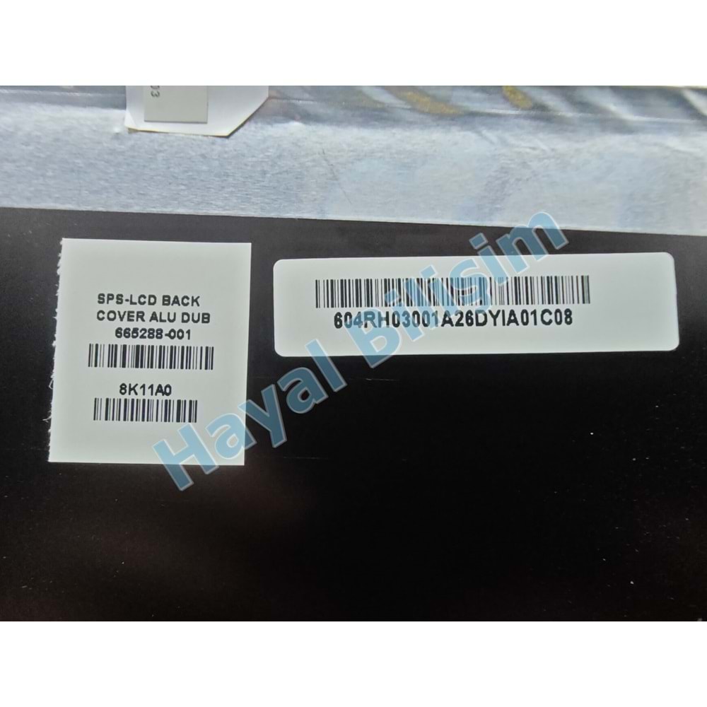 ** 2.EL - Orjinal Hp Pavilion DV6-6C03ET DV6-6000 DV6-6100 Notebook Ekran Arka Kapak Lcd Cover