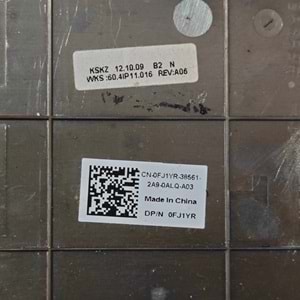 2.EL - Orjinal Dell Vostro 1540 1550 2520 Notebook Alt Kasa