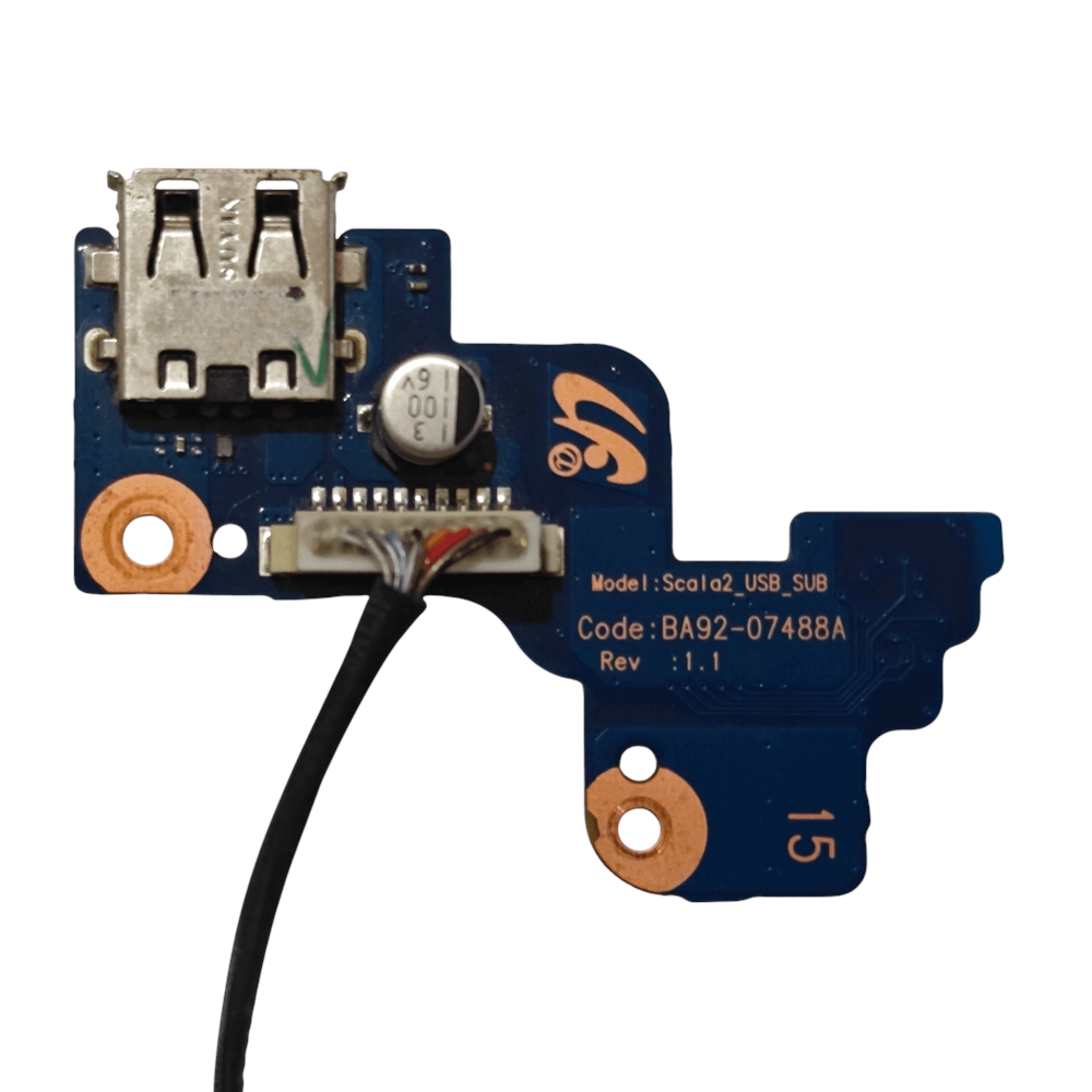 2.EL - Orjinal Samsung RV511 RV509 RV520 S3511 Notebook Açma Kapama Power Tetik USB Kart