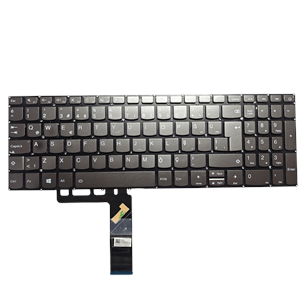 2.EL - Orjinal Lenovo Ideapad L340-15IRH L340-15IAP L340-15IWL Gaming Notebook Işıklı Füme Beyaz Tuş Klavye