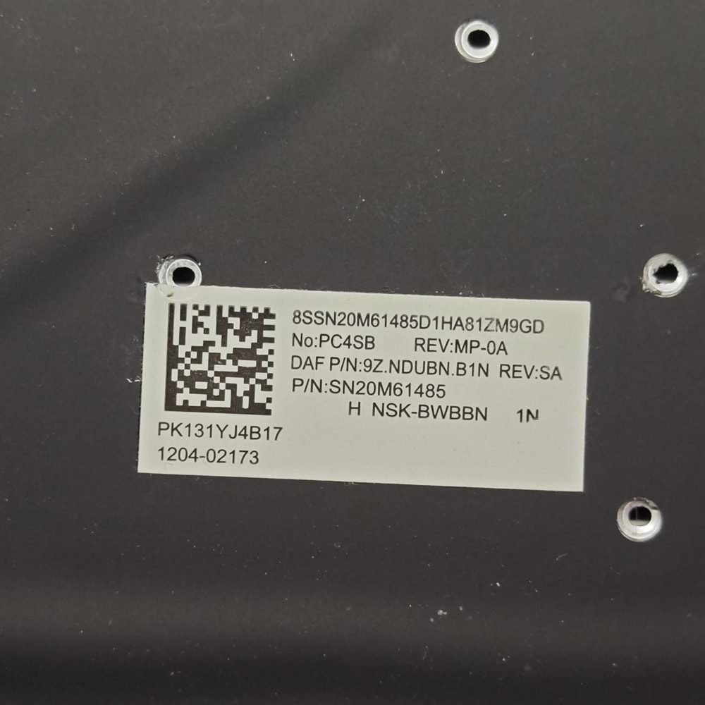 2.EL - Orjinal Lenovo Ideapad L340-15IRH L340-15IAP L340-15IWL Gaming Notebook Işıklı Füme Beyaz Tuş Klavye