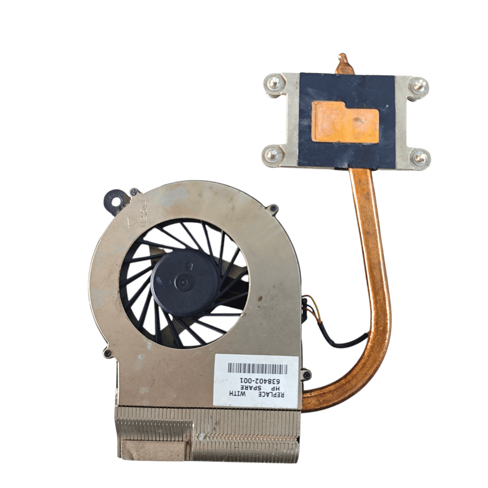 2.EL - Orjinal Hp Pavilion R15 G4-1000 - G6-1000 - G7-1000 G62 CQ56 CQ62 3 pin Notebook Bakır Soğutucu Cpu İşlemci Fan